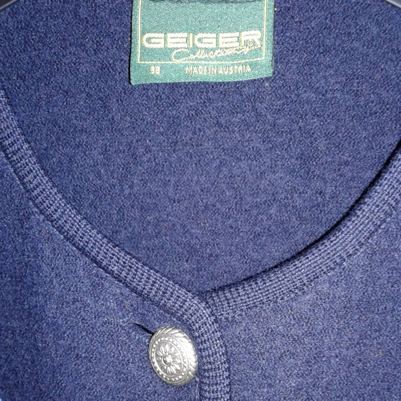 Geiger Collection Original Austrian Trachten wool coat Jacket Traditional 38 M L - Picture 8 of 10